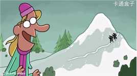 《卡通盒子系列》猜不到结局的脑洞小动画——滑雪奇遇