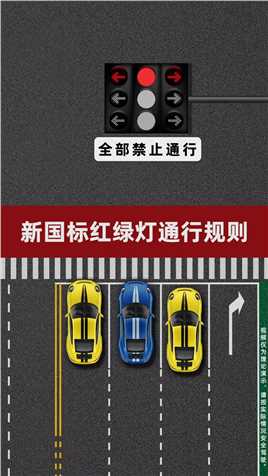 #交通安全 新国际红绿灯通行规则 #交通规则 