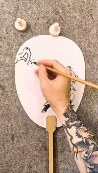 工作之余做作画🎨写写字✍
《神威图》——钟馗纳福！
#对生活多一份热爱#手绘国画作品