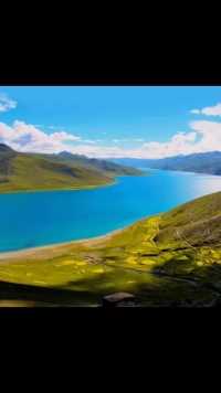也许我没有天分，但我有梦的天真，我将会去证明，用我的一生。#分享美景 #看西藏美景方觉人间值得 #羊卓雍措湖的风景