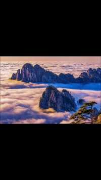 #登上山顶看美景 #大好河山风景如画 #大自然的魅力 #中国黄山⛰️