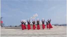 天山雪莲舞队在东海岸公园活动👍⛳️😊