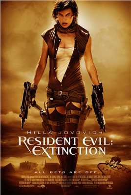 米拉·乔沃维奇主演经典恐怖电影《生化危机3：灭绝》高清1080P，国英双语，原创中英动效+中英特效+国配特效字幕。