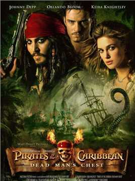 经典奇幻冒险电影《加勒比海盗2：亡灵的宝藏》高清1080P，约翰尼·德普领衔主演，国英双语+国配特效+中英特效字幕。