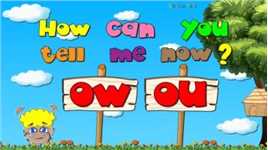 ow ou 的发音 loud mouse house out town down owl cow