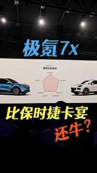 比保时捷卡宴还牛？极氪7x是不是飘了？#极氪7X #suv #保时捷 #卡宴 #保时捷卡宴