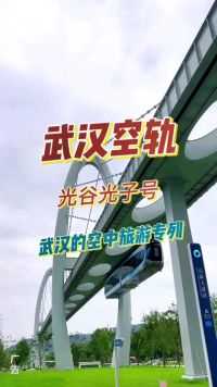 武汉的空中旅游专列来啦，就是这个武汉空轨光谷光子号，无人驾驶，270度的地面观景，随手一拍都是大片#光谷光子号 #俊俊导食