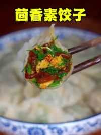 茴香素饺子 夏天我们可以多吃些素饺子，鲜美清香，又好吃#好吃不如饺子 #饺子