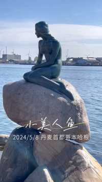 ＂《小美人鱼／The Little Mermaid 》是丹麦雕塑家爱德华•艾瑞克森在1909年-1913年期间创作的青铜雕像。该作品现安放在丹麦哥本哈根朗厄利尼海滨步行大道东侧的浅海中＂