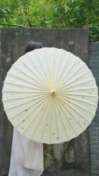 把竹叶换成了枫叶，这把植物枫叶油纸伞送给你#油纸伞#非遗#枫叶#传统文化#国风