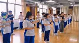 暑假备战广东省中小学（含中职）粤韵操比赛