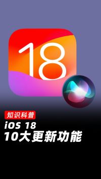 iOS18 10大更新功能