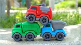 工程车玩具：消防车、环卫车、翻斗车，儿童益智玩具车模型
