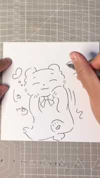 小鑫的画画记｜萌一下，可爱小猫