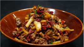 湘菜农家美食“小炒牛肉”，简单易学又美味，配上米饭能吃三大碗
