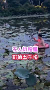 这是谁的#无人机 我朋友说大疆的。#无人机洗澡#无人机挖藕#大疆无人机 #无人机克星