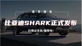 选车报告丨比亚迪SHARK正式发布，打得过丰田/福特吗？