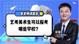 娄老师请回答：美术类考生只能报美院？还有哪些学校可以选择？