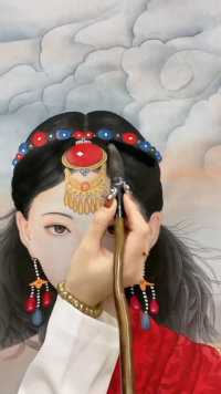 藏族女孩……
