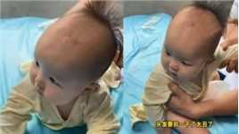 宝宝去体检，被医生耿直吐槽发型太丑，网友：这发型确实搞笑