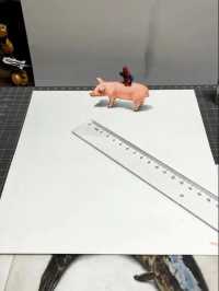奇妙的3d立体画教程 小胖猪画法，收藏试试