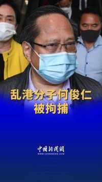 港媒：乱港分子何俊仁被拘捕 