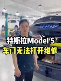 老款特斯拉Model S车门外拉手无法打开都是它坏了#新能源汽车维修 #长沙智哥新能源汽车专修 #湖南英领新能源二手车服务