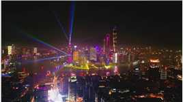 北上广深中的上海绝对是中国城市夜景中的一枝独秀，相对比美国纽约，英国伦敦，日本东京，印度孟买的城市夜景有过之而无不及#2024科技知识 