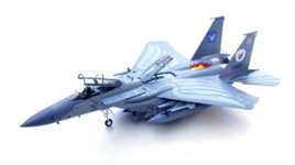 测评F-15E攻击鹰美帝第四战斗机联队成立75周年彩绘合金成品模型