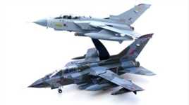 中奖啦！英国空军狂风GR1和GR4战机合金成品模型测评