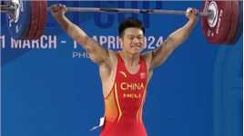 中国举重奥运冠军世界纪录被打破！夺1金1银，总成绩输给印尼名将