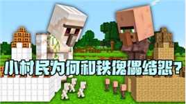 我的世界：小村民为何和铁傀儡反目成仇 最终演变成小人大战？