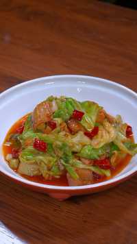 为什么饭店做的干锅包菜那么脆嫩好吃呢，其实做法非常简单#干锅包菜