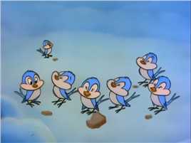 7只小鸟变化为小矮人，为了报恩主动前往老人皮鞋加工厂#动漫 #动漫剪辑#二次元动漫 
