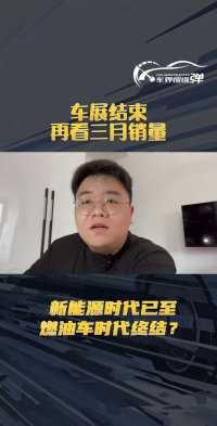 从车展看三月销量，新能源车势头起来了