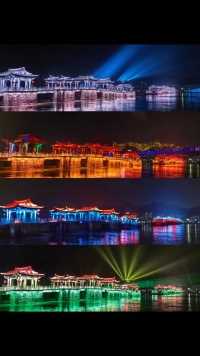 广济桥的夜景很美