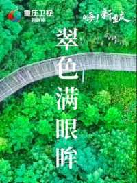 嗨！新重庆｜#重庆公园有多美 池中绿波涌，翠色满眼眸。鸟鸣林间静，悠然画中游。（摄影：@o0得胜0o  ）