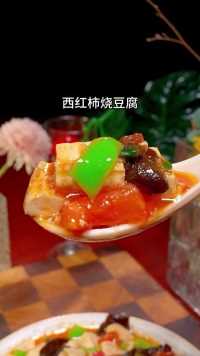 西红柿烧豆腐的家常做法#美食
