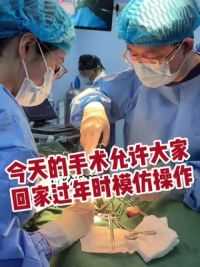 你见过在手术室乱跑的“患者”吗？#外科医生 #动物实验 #国产人造血管 #才哥谈心 #手术