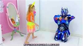 小女孩得到神奇机器人，可以收拾房间还能做蛋糕，原来是一场梦