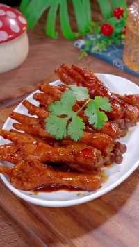 广东茶楼里88一份的豉油鸡爪 做法简单软糯咸香#美食