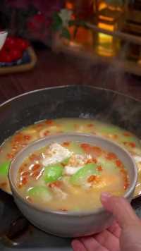 天气越来越热了，在家一定要安排这个丝瓜汤#美食