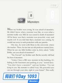 One Story a Day - Day 1093 Monsters