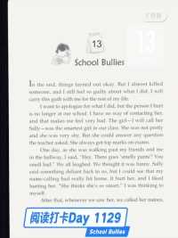 One Story a Day - Day 1129 School Bullies
