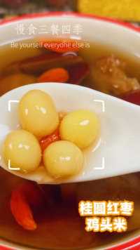 苏州鸡头米的做法第199道甜品红枣桂圆鸡头米甜汤