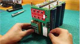 几个法拉电容加控制板，DIY一个锂电池点焊机