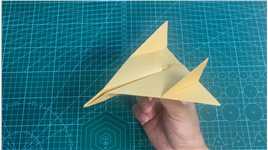 灵活的蜂鸟号纸飞机，适合户外飞行#折纸教程