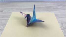 手把手教你折会飞的千纸鹤，一看就懂一学就会_1#折纸教程