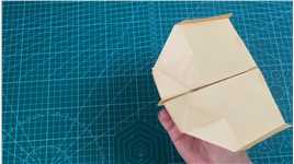 能飞回来的回旋纸飞机，看一眼就会折_1#折纸教程