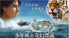 少年在海上漂流227天，每天与虎为伴《少年派的奇幻漂流》上